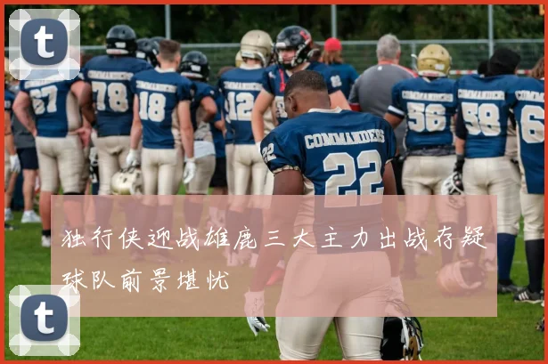 独行侠迎战雄鹿三大主力出战存疑球队前景堪忧